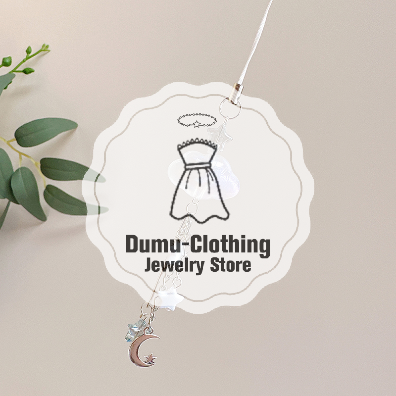 Fashion Backpack Women - Transparent Simple Cloud Phone Charms Acrylic