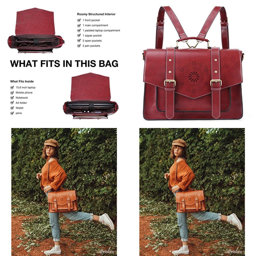 Backpack for Women Briefcase M - đánh giá và giá Laptop Backpack 15.6