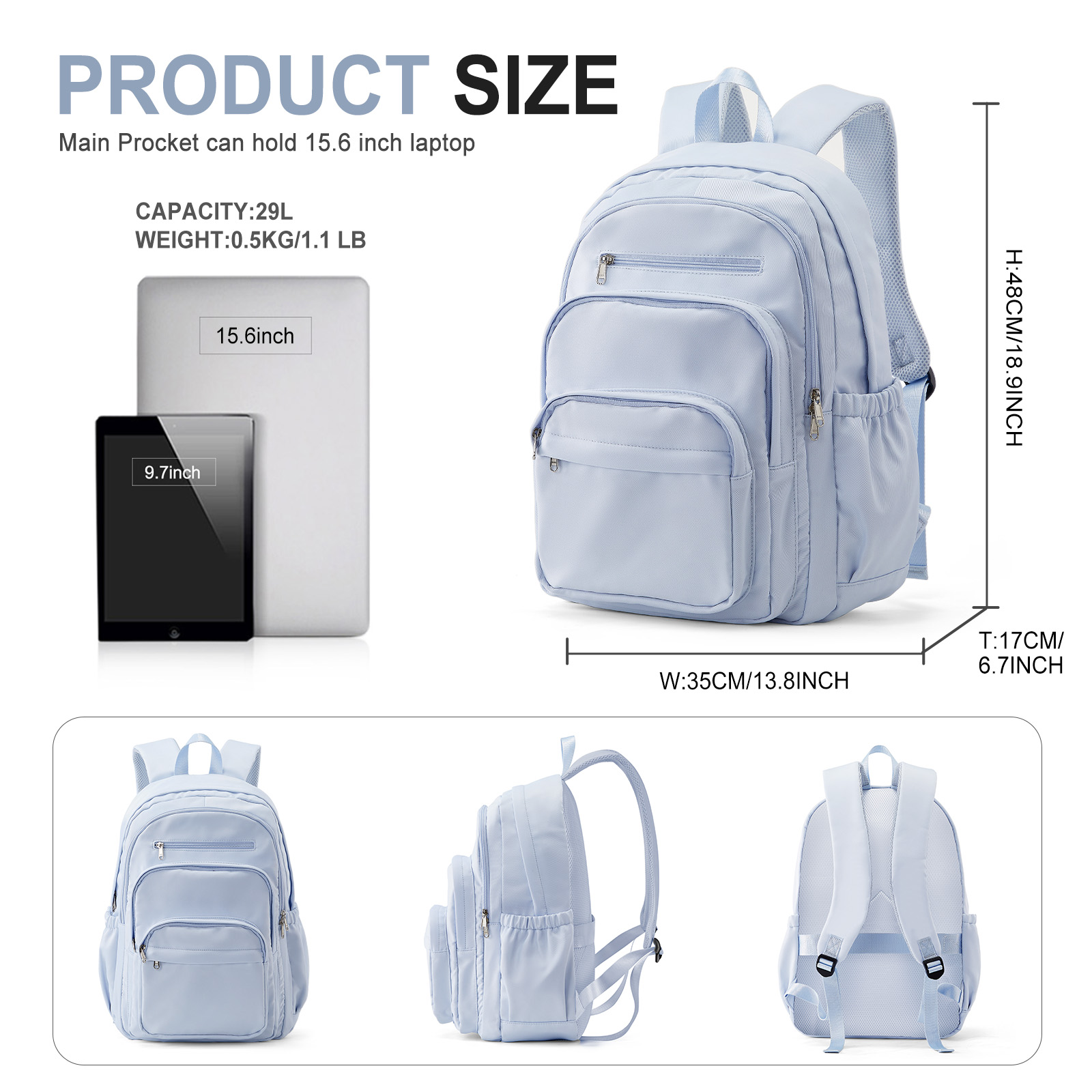 Casual Nylon Backpack, Backpac - đánh giá và giá Canvas Backpack Casual