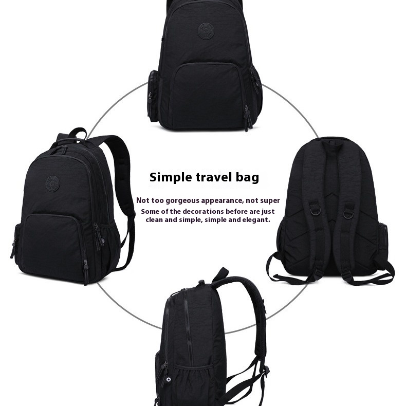 New Casual Nylon A4 Large Capa - đánh giá và giá Laptop Backpack 15.6