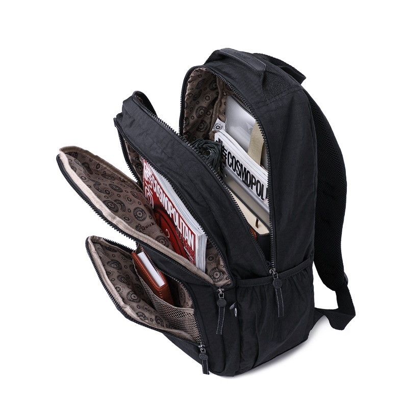 New Casual Nylon A4 Large Capa - đánh giá và giá Laptop Backpack 15.6