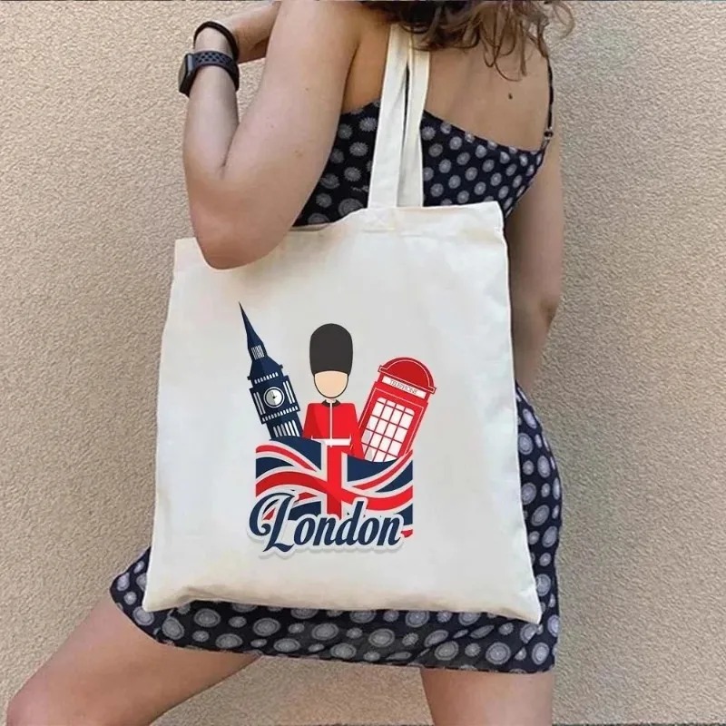 London UK Paris Printing Ladie - đánh giá và giá Canvas Backpack Casual