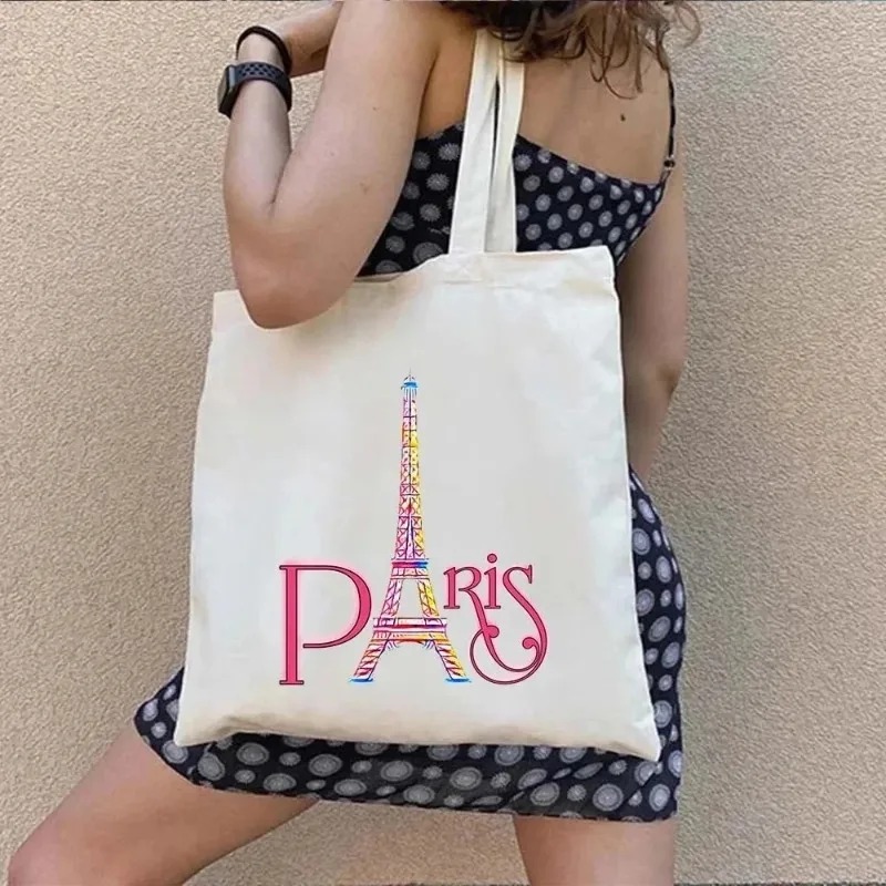 London UK Paris Printing Ladie - đánh giá và giá Canvas Backpack Casual