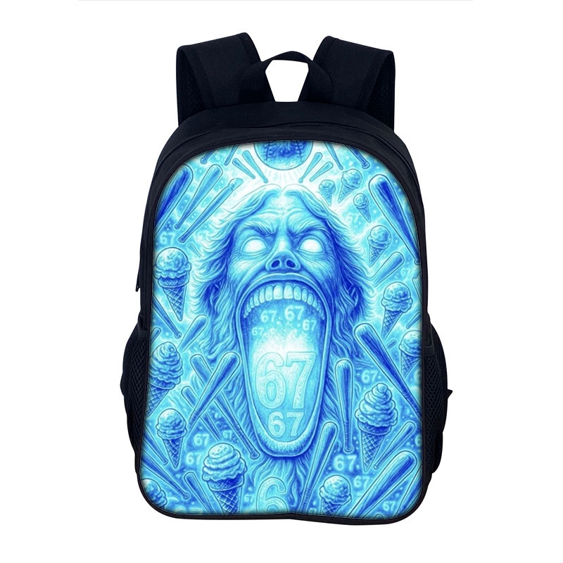 Six Seven 67 Print Lightweight - đánh giá và giá School Backpack Teen