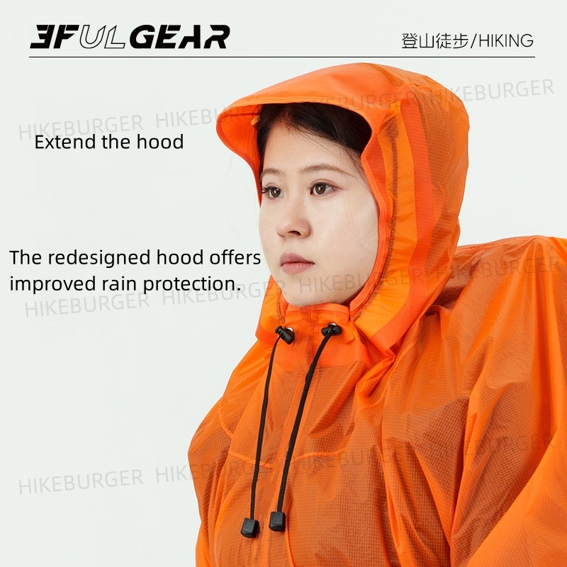 3F UL GEAR 3 in1 Rain Poncho O - đánh giá và giá Rain Cover Backpack