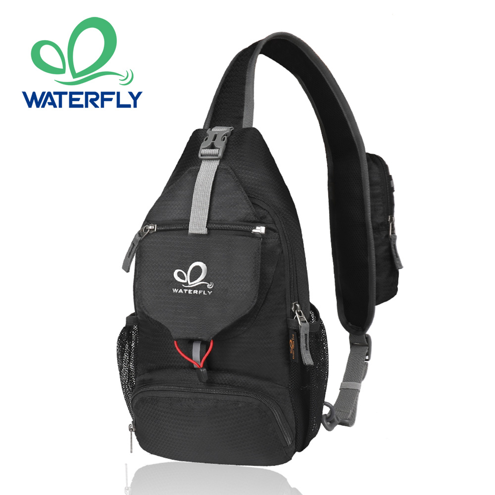 WATERFLY Chest Bag Shoulder Sm - đánh giá và giá Canvas Backpack Casual