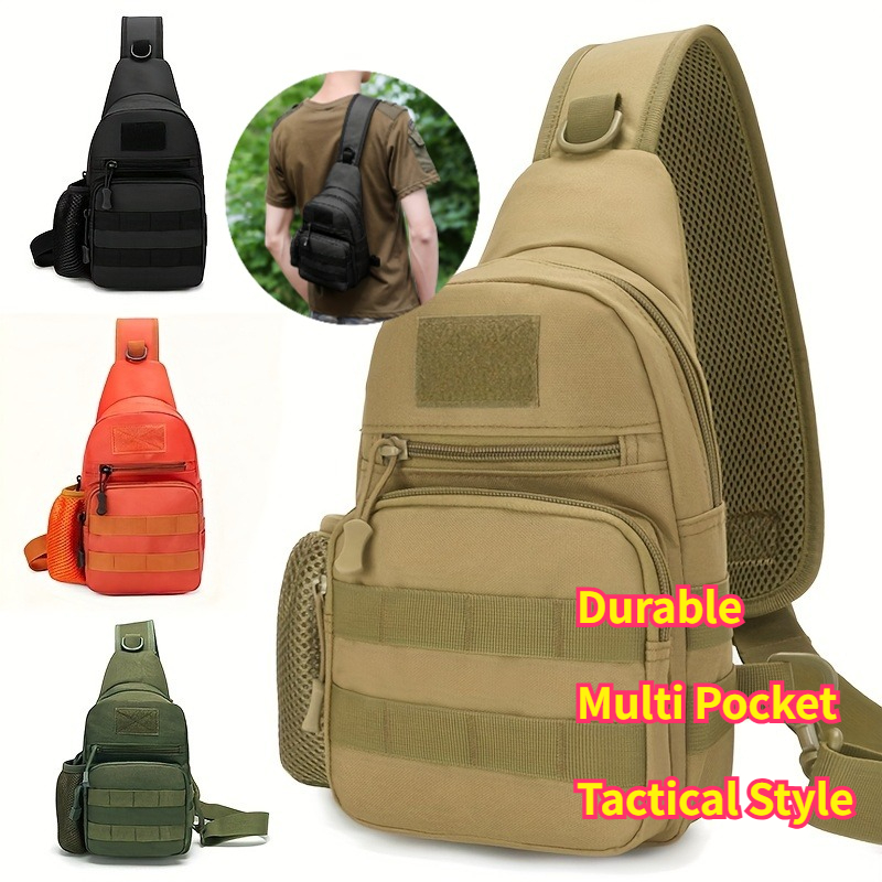 Tactical Sling Bag Men Chest P - đánh giá và giá Sling Backpack Shoulder