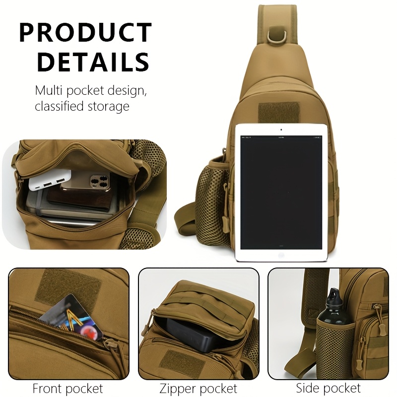 Tactical Sling Bag Men Chest P - đánh giá và giá Sling Backpack Shoulder