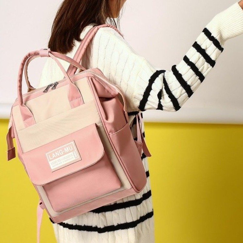 Vintage Leather Diaper Bag Lar - đánh giá và giá Backpack Diaper Bag