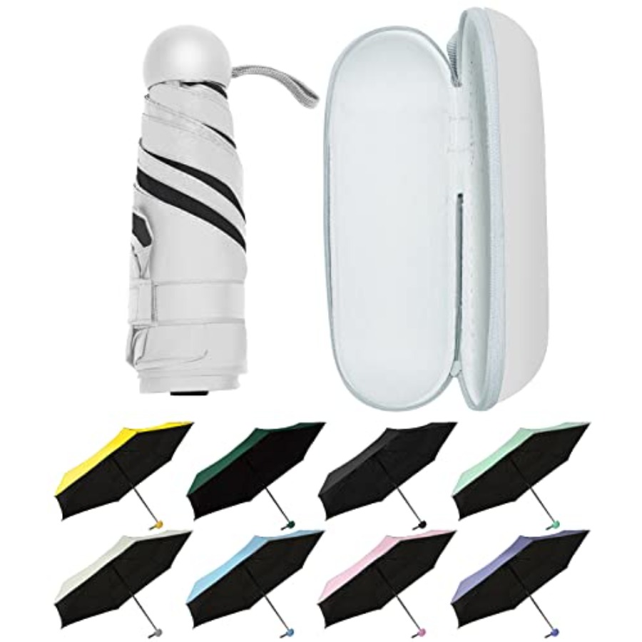 Mini Travel Umbrella with Case - đánh giá và giá Mini Backpack Purse